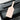 Leather Luggage Tag Brush Pink on Suitcase