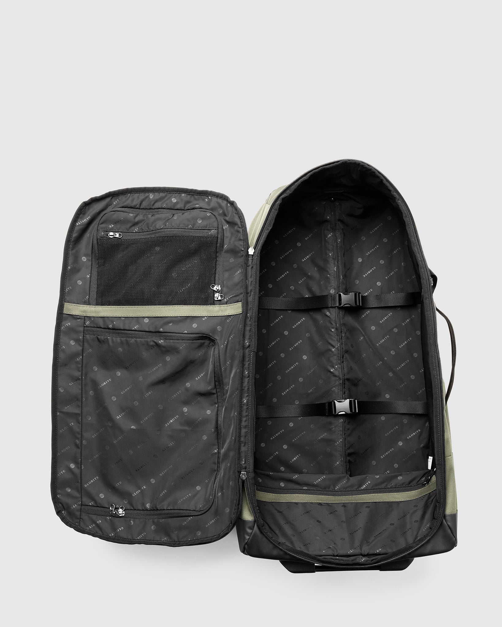 60L Wheeled Duffel Bag - Olivine - Globite