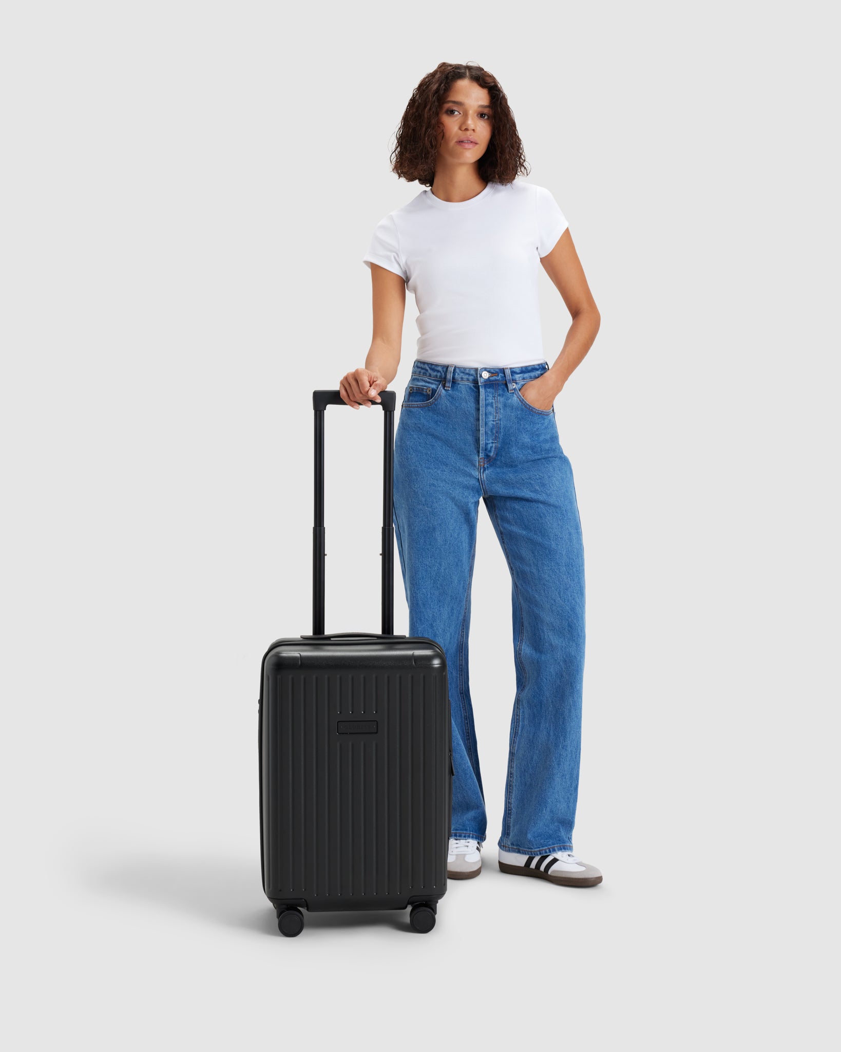 Journey Expandable Carry On Luggage - Caviar
