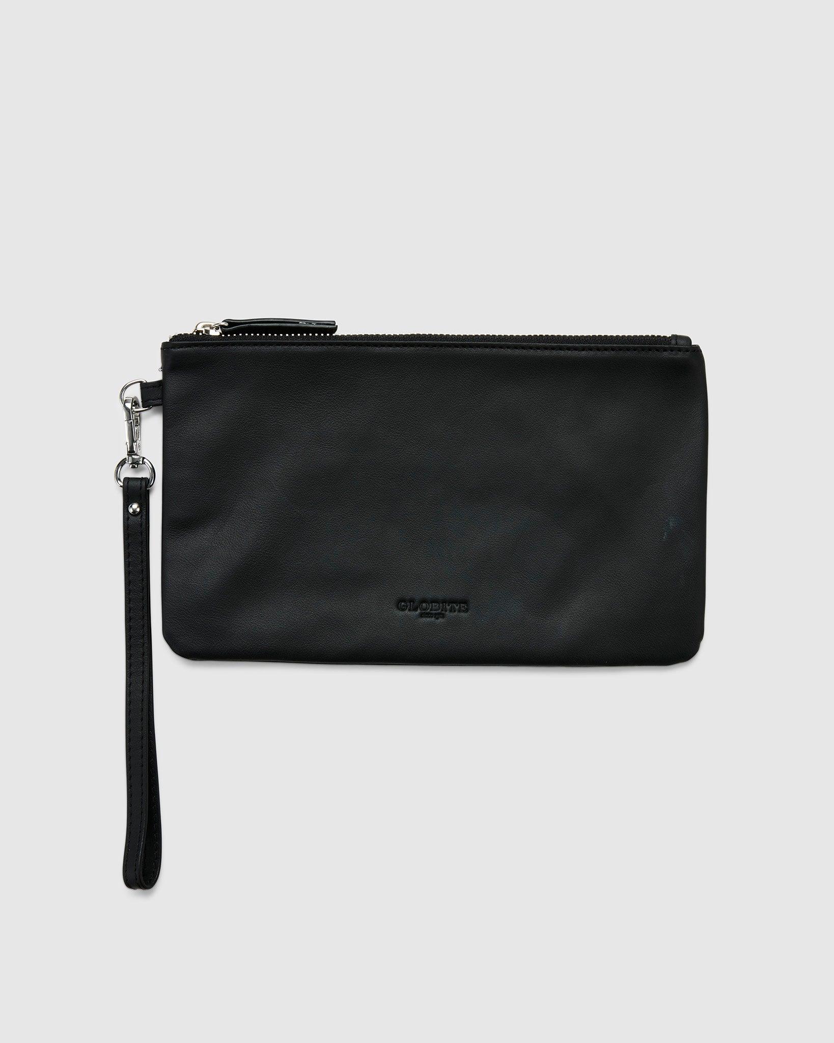 Leather Clutch in Black