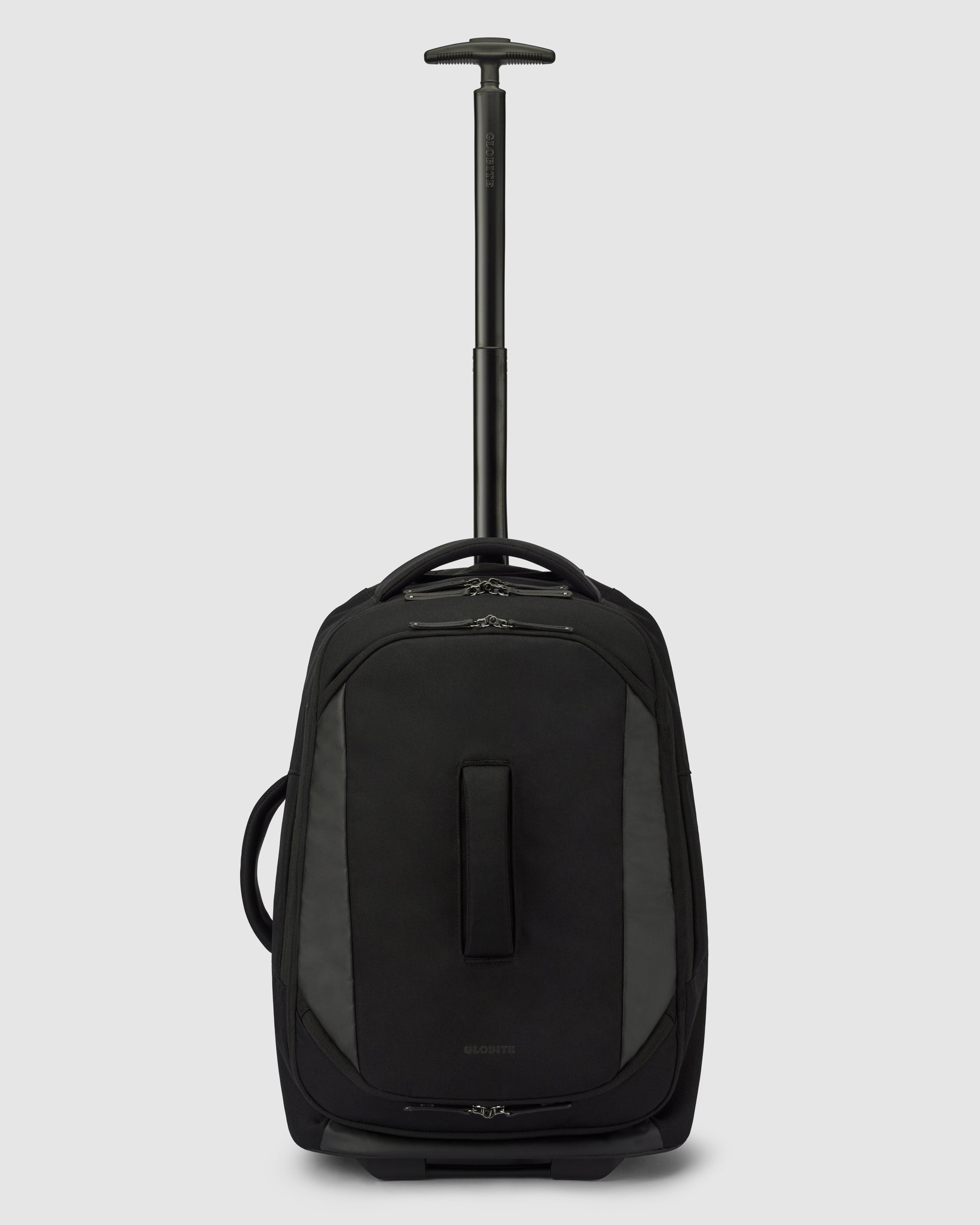 Darley Wheeled Duffle Backpack - Jet Black