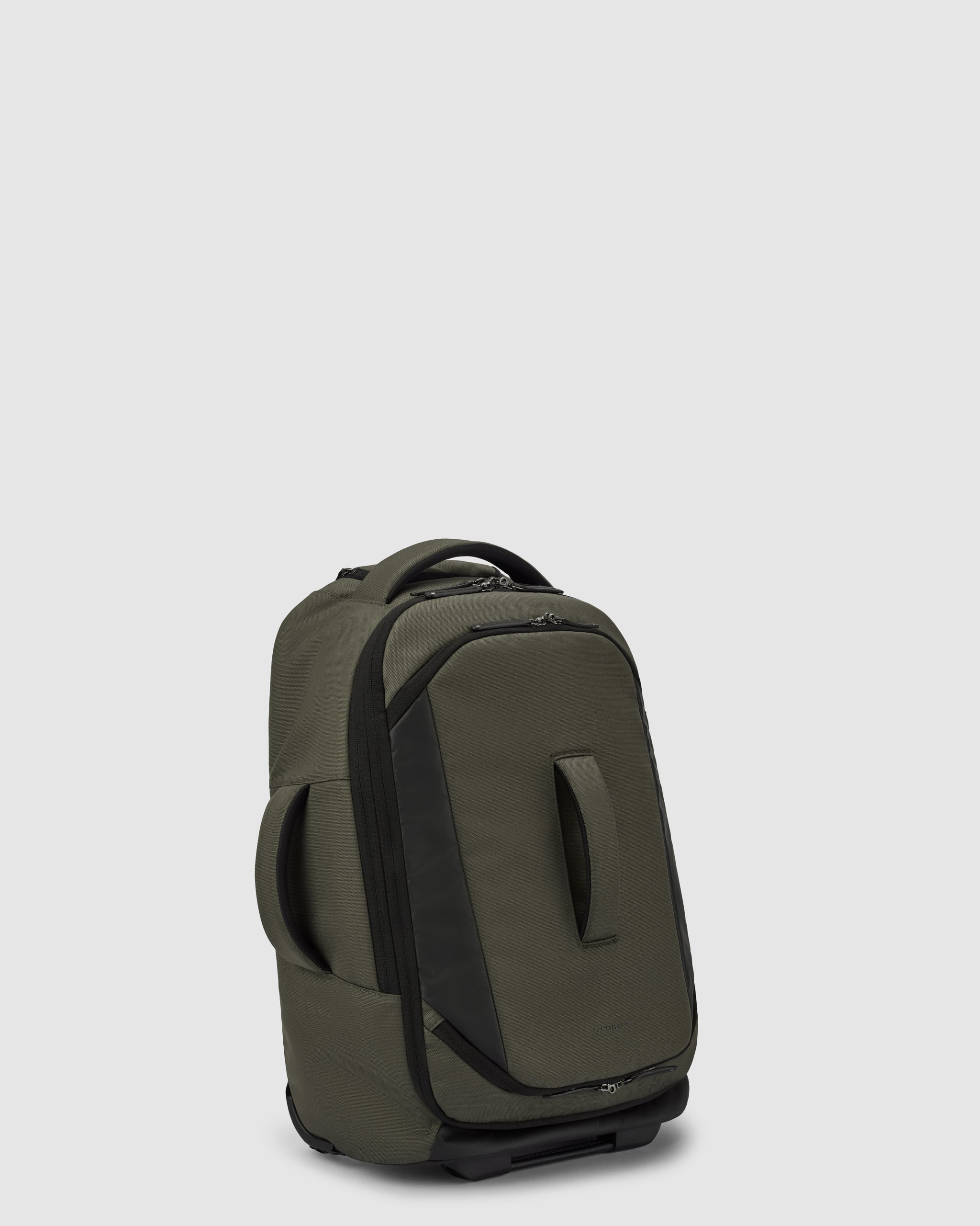 Darley Wheeled Duffle Backpack - Olive Green