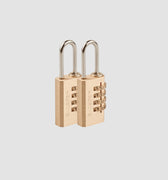 Brass Combination Lock 2pk - Globite