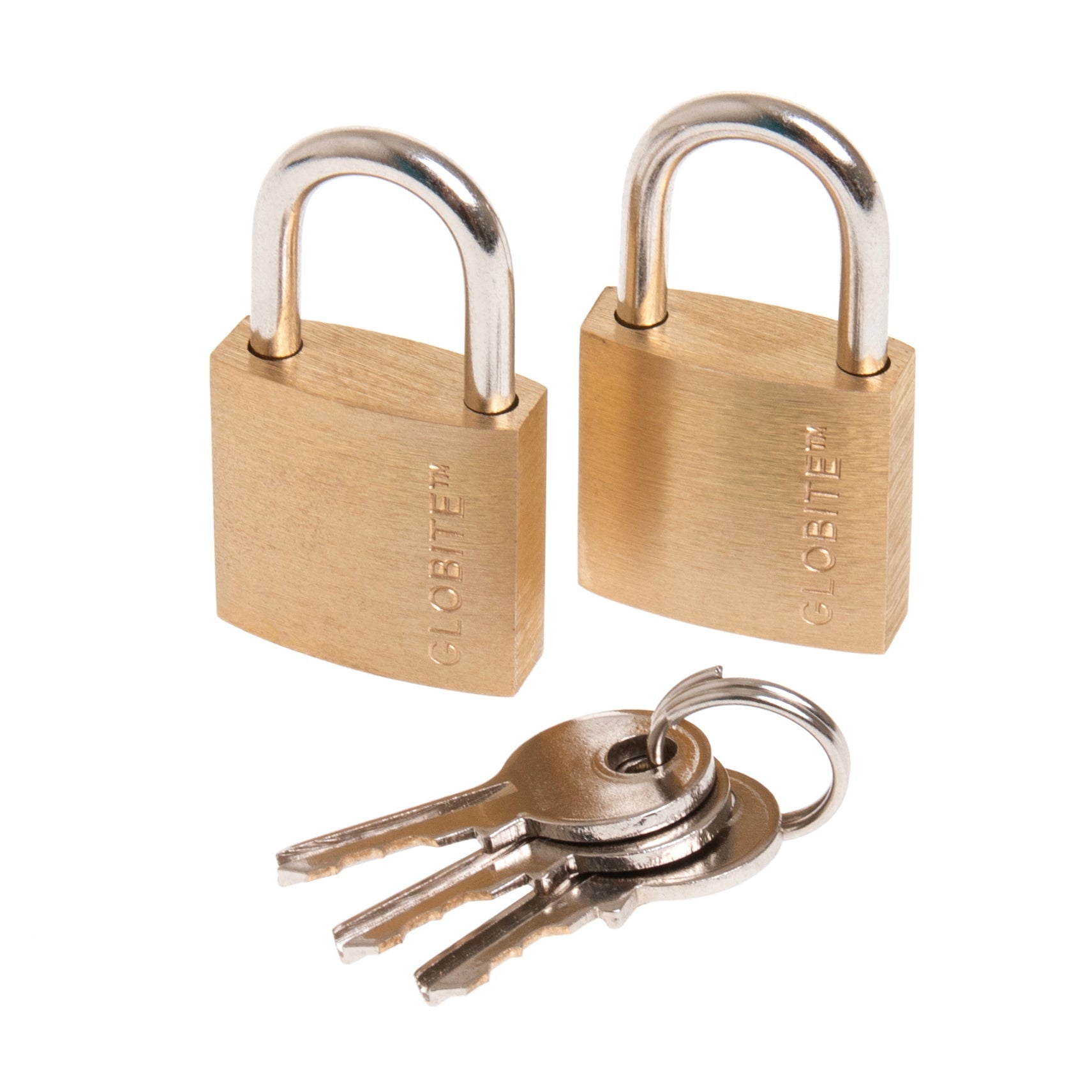 Brass Lock 2pk - Globite