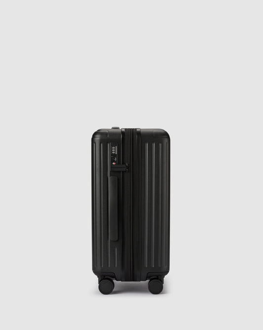 Carry On Expandable Suitcase - Caviar Black - Globite