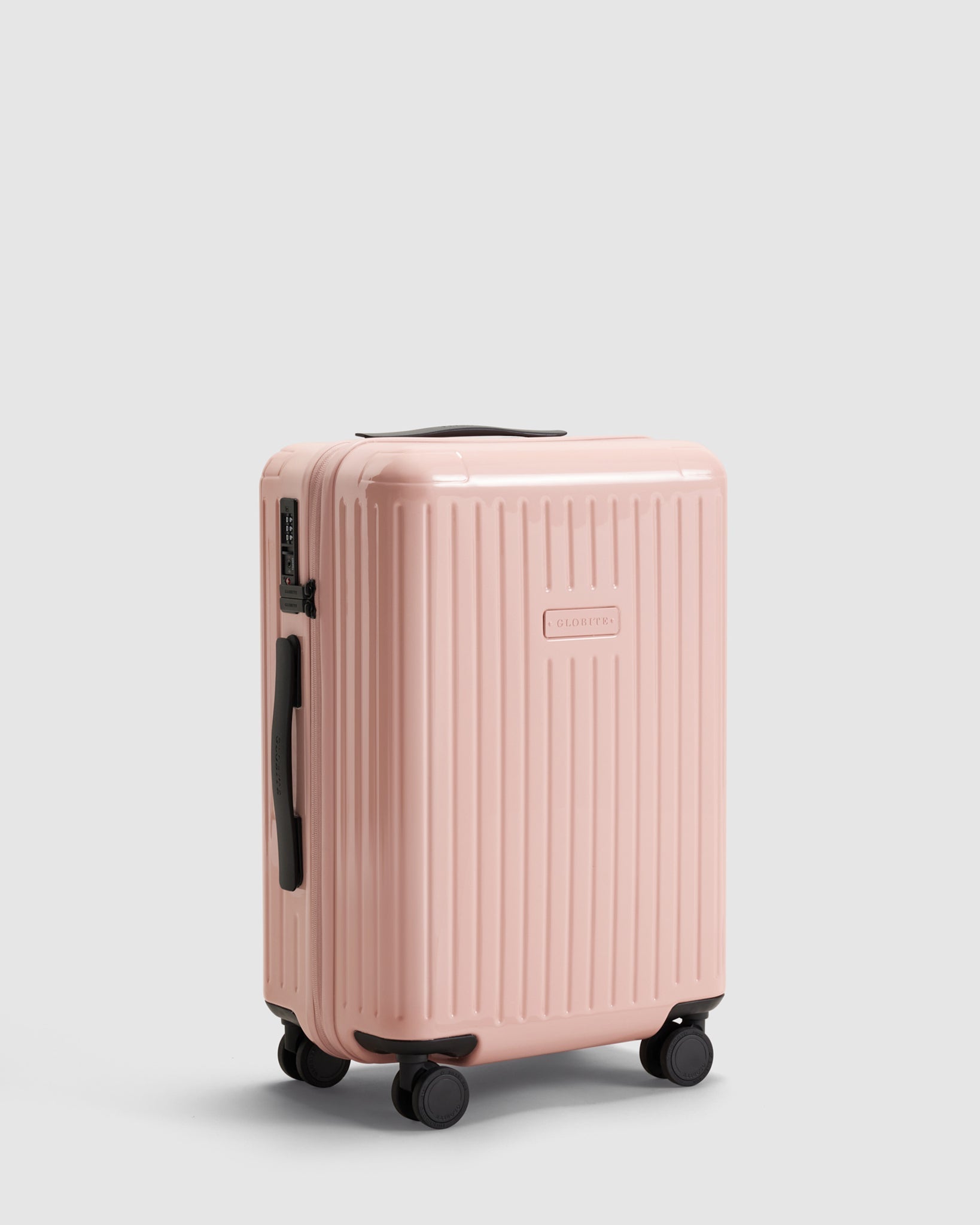 Carry On Suitcase - Whisper Pink - Globite