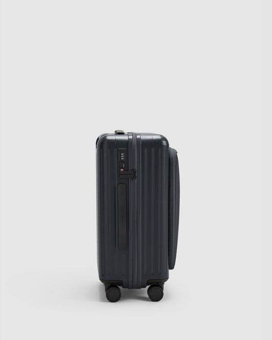 Carry On Suitcase with Laptop Compartment - Caviar - Globite