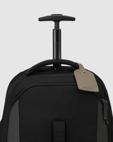 Darley Wheeled Duffle Backpack - Jet Black - Globite