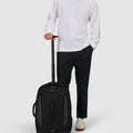Darley Wheeled Duffle Backpack - Jet Black - Globite