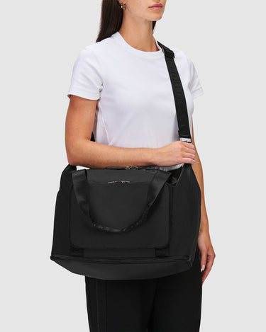 Ellis Foldable Duffle Bag - Jet Black - Globite