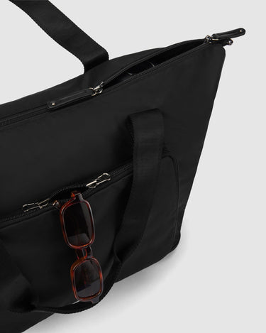 Ellis Foldable Duffle Bag - Jet Black - Globite