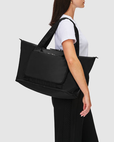Ellis Foldable Duffle Bag - Jet Black - Globite