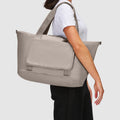 Ellis Foldable Duffle Bag - Oyster Beige - Globite