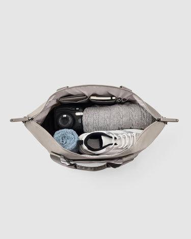 Ellis Foldable Duffle Bag - Oyster Beige - Globite