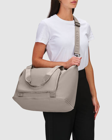 Ellis Foldable Duffle Bag - Oyster Beige - Globite