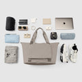 Ellis Foldable Duffle Bag - Oyster Beige - Globite