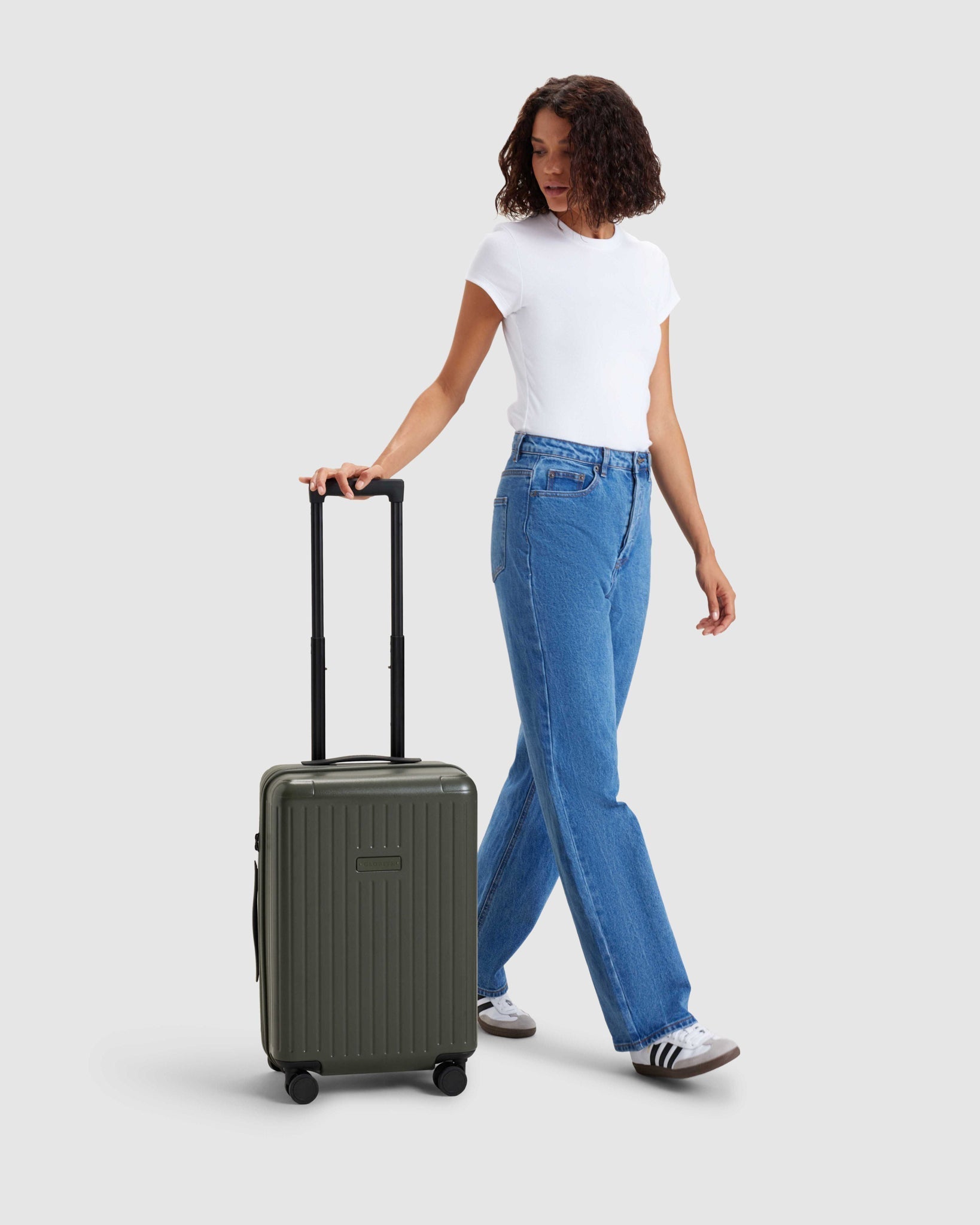 Expandable Carry On Suitcase - Olivine - Globite