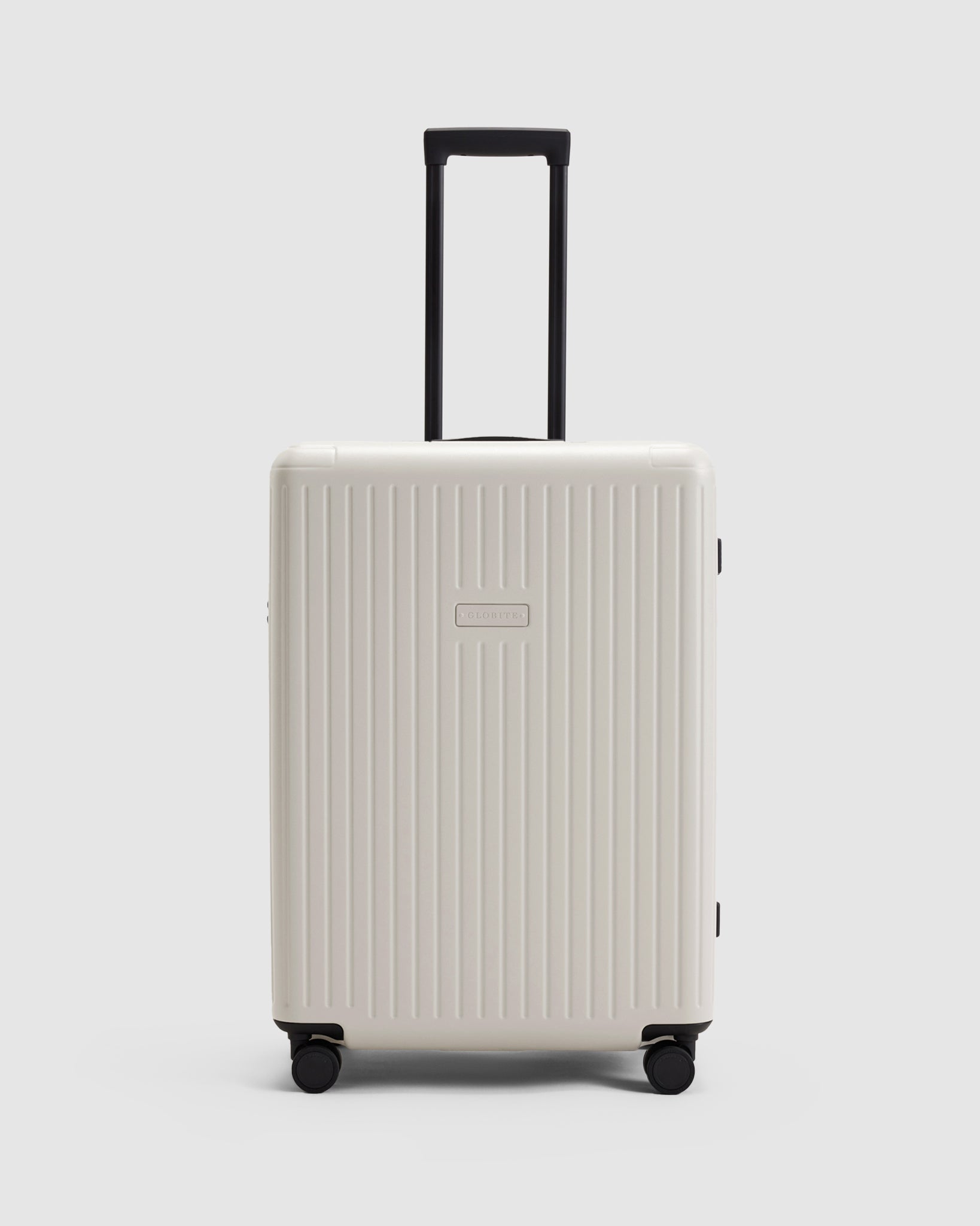 Expandable Medium Check In Suitcase - Oyster Beige - Globite