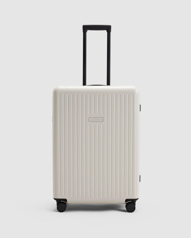 Expandable Medium Check In Suitcase - Oyster Beige - Globite