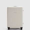 Expandable Medium Check In Suitcase - Oyster Beige - Globite