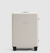 Expandable Medium Check In Suitcase - Oyster Beige - Globite