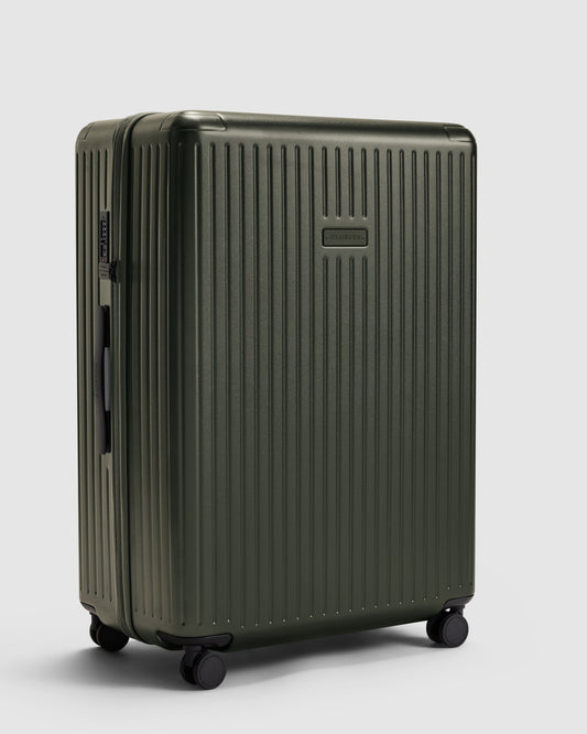 Large Check In Suitcase - Olivine - Globite