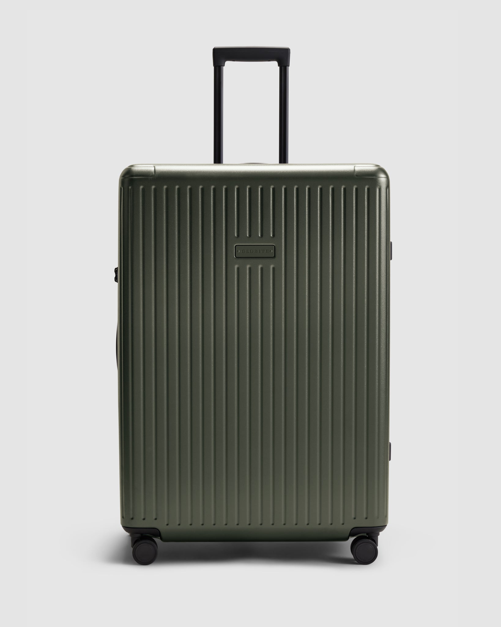 Large Check In Suitcase - Olivine Green - Globite