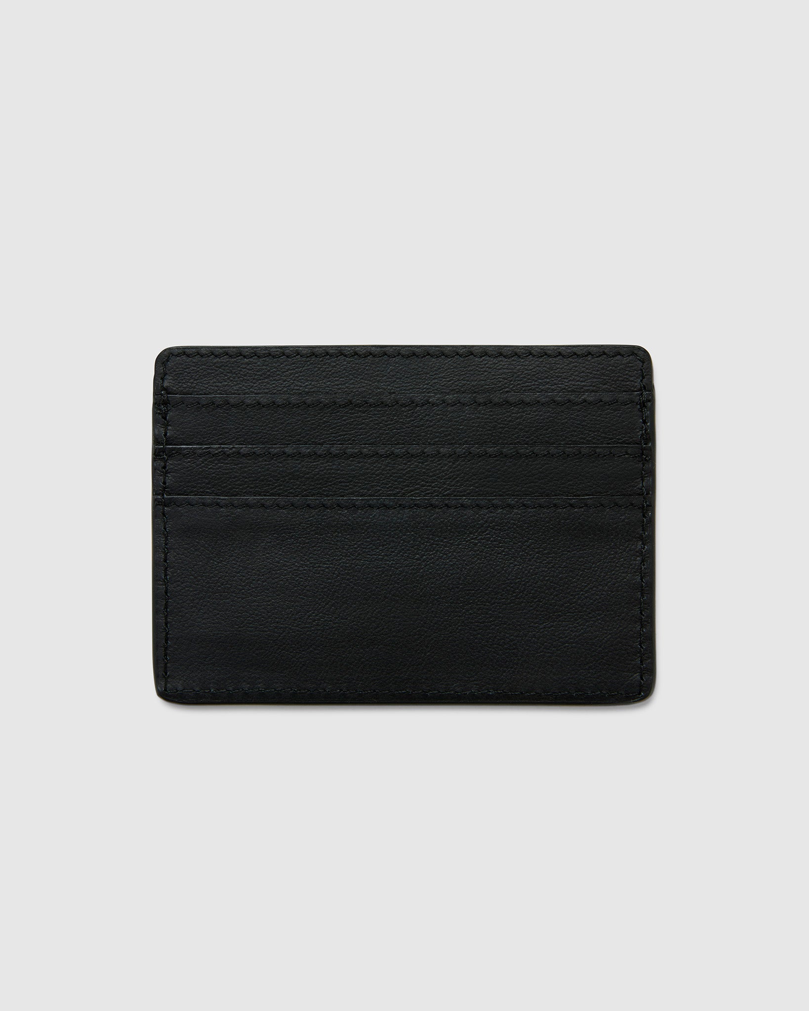 Leather Card Holder - Black - Globite