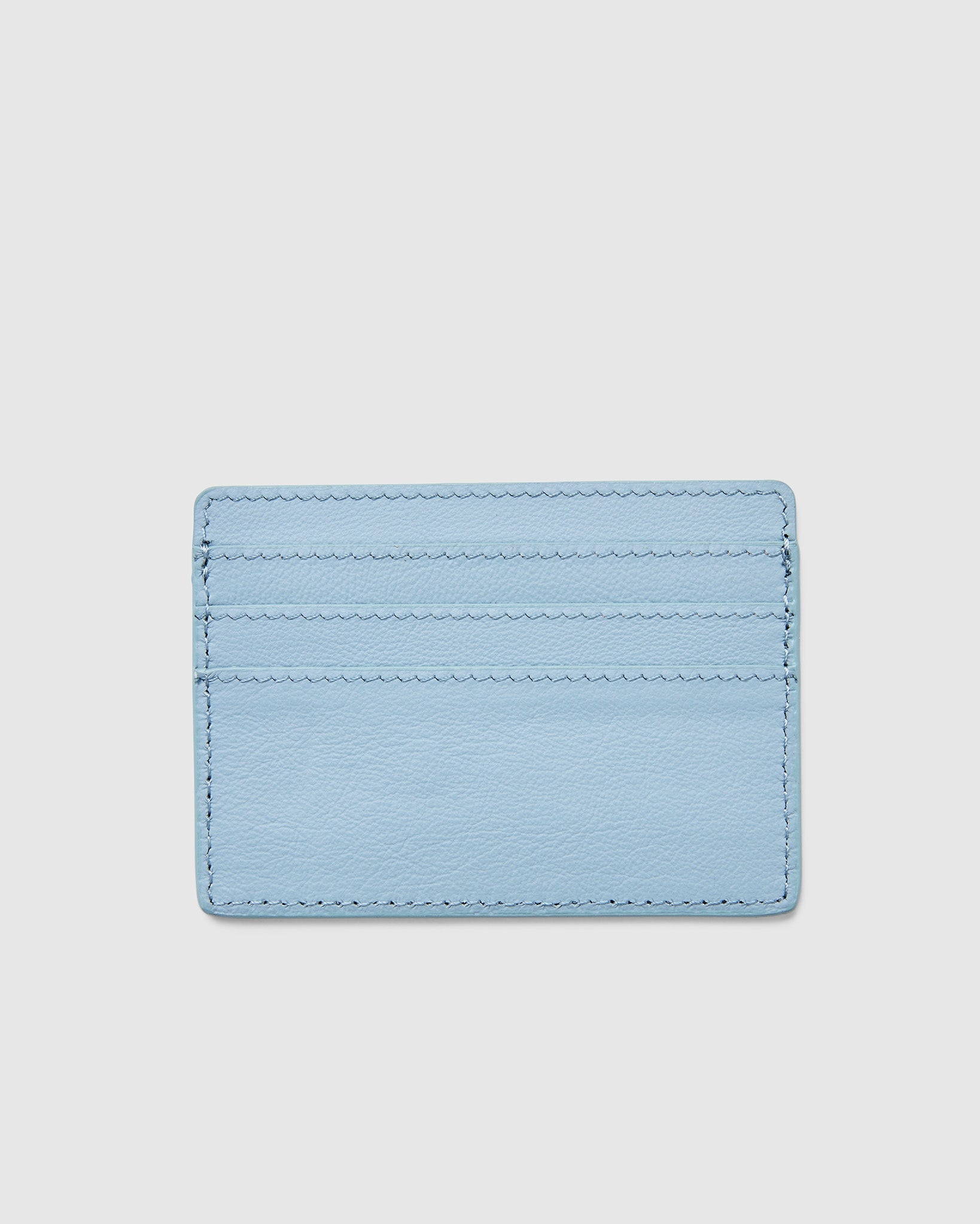 Leather Card Holder - Sky - Globite