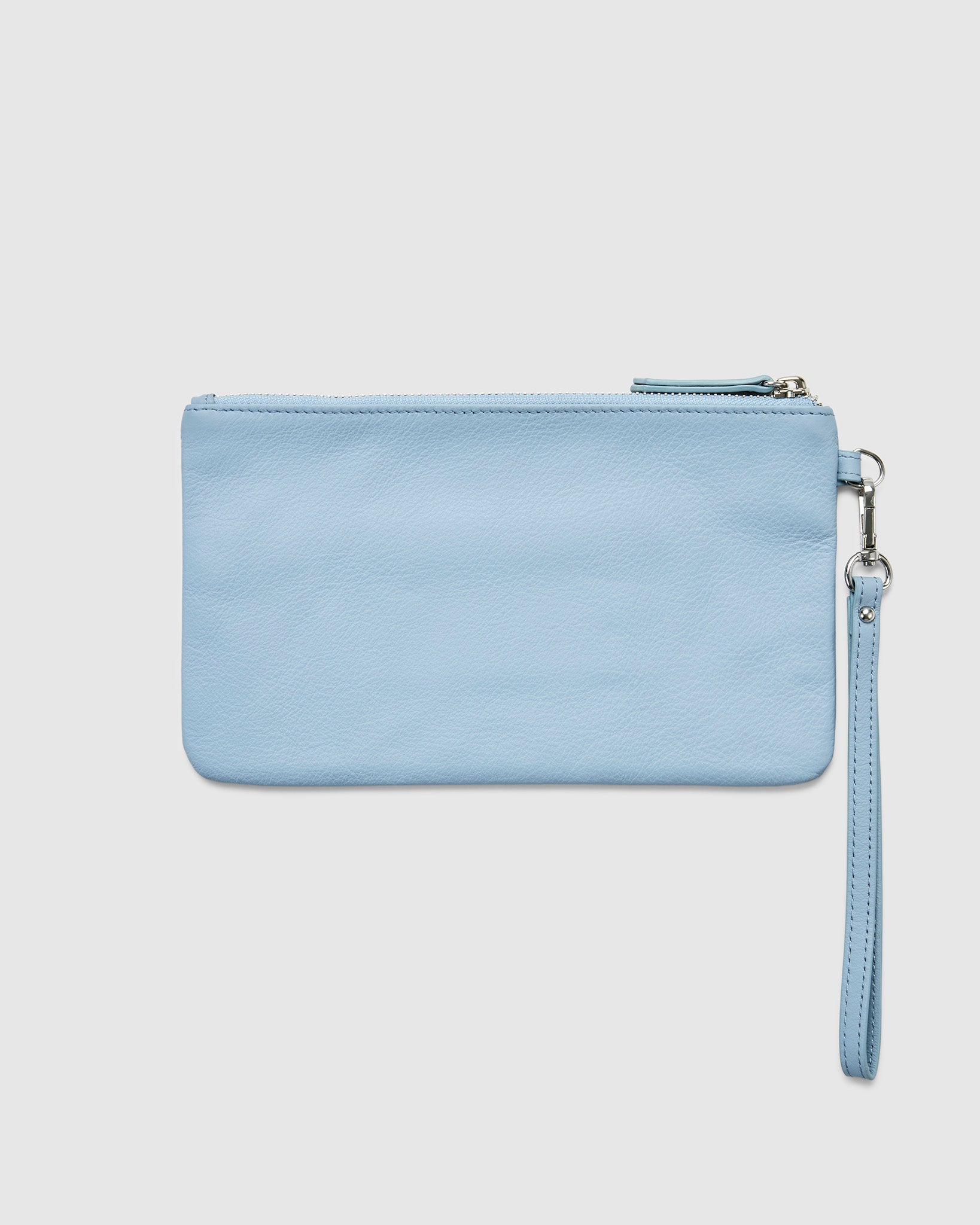 Leather Clutch Travel Pouch - Sky - Globite