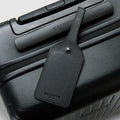 Leather Luggage Tag - Black - Globite