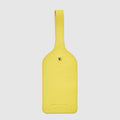 Leather Luggage Tag - Canary Yellow - Globite