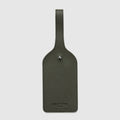 Leather Luggage Tag - Orage Grey - Globite