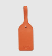 Leather Luggage Tag - Squash Orange - Globite