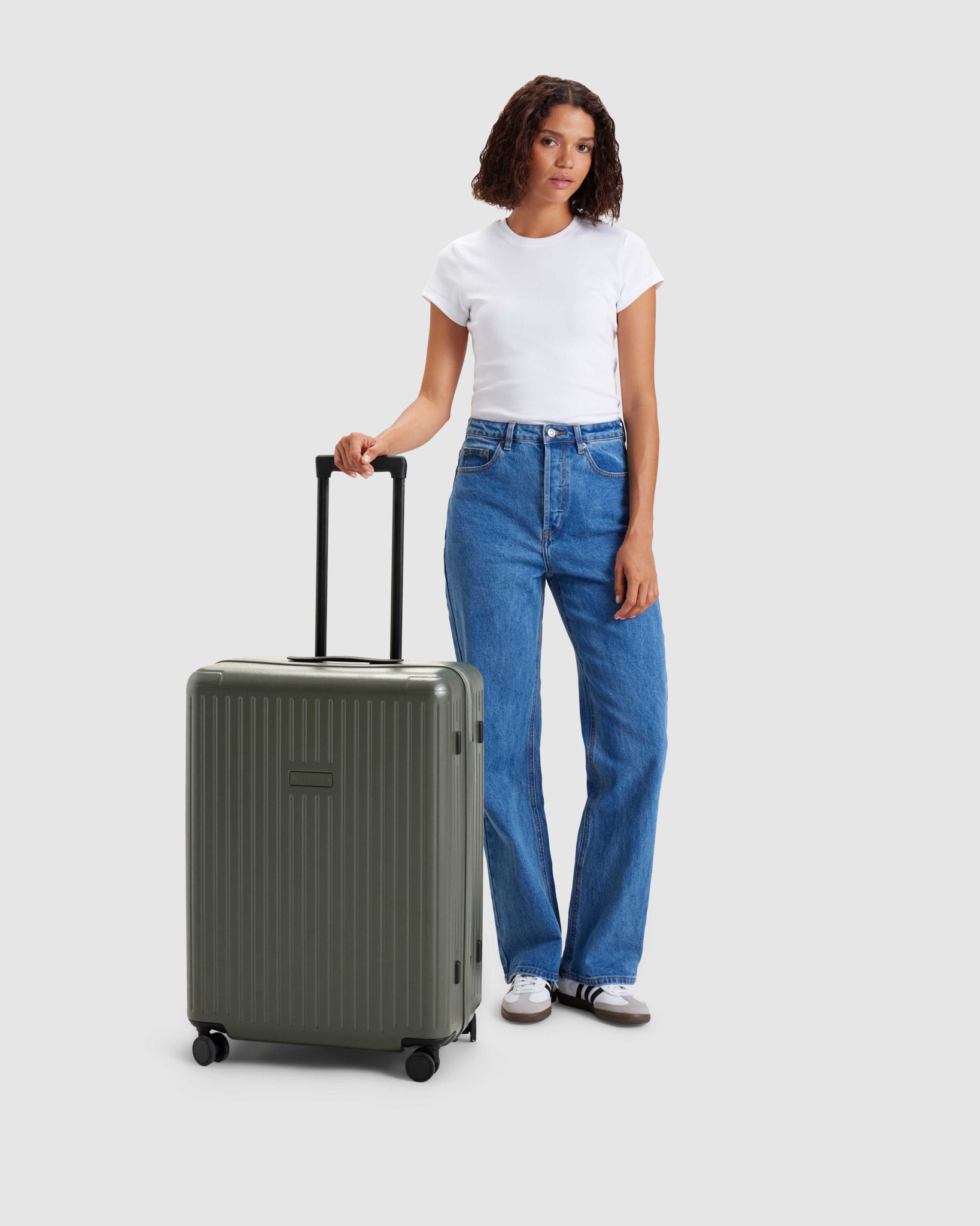 Medium Check In Suitcase - Moonlit Ocean - Globite