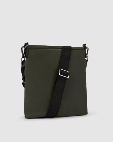 Miller Large Anti - Theft Crossbody Bag - Olive Green - Globite
