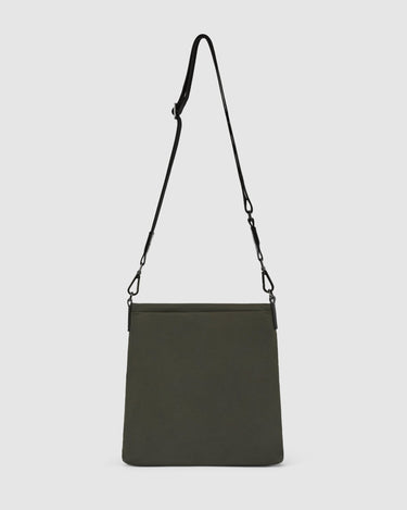Miller Large Anti - Theft Crossbody Bag - Olive Green - Globite