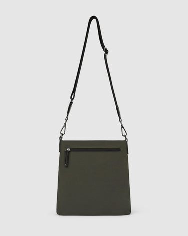 Miller Large Anti - Theft Crossbody Bag - Olive Green - Globite