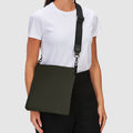 Miller Large Anti - Theft Crossbody Bag - Olive Green - Globite
