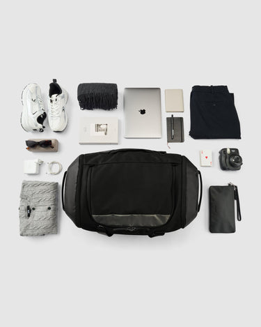 Morgan Weekender Duffle Bag - Jet Black - Globite