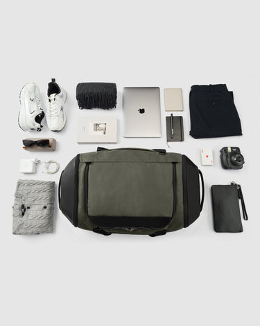 Morgan Weekender Duffle Bag - Olive Green - Globite