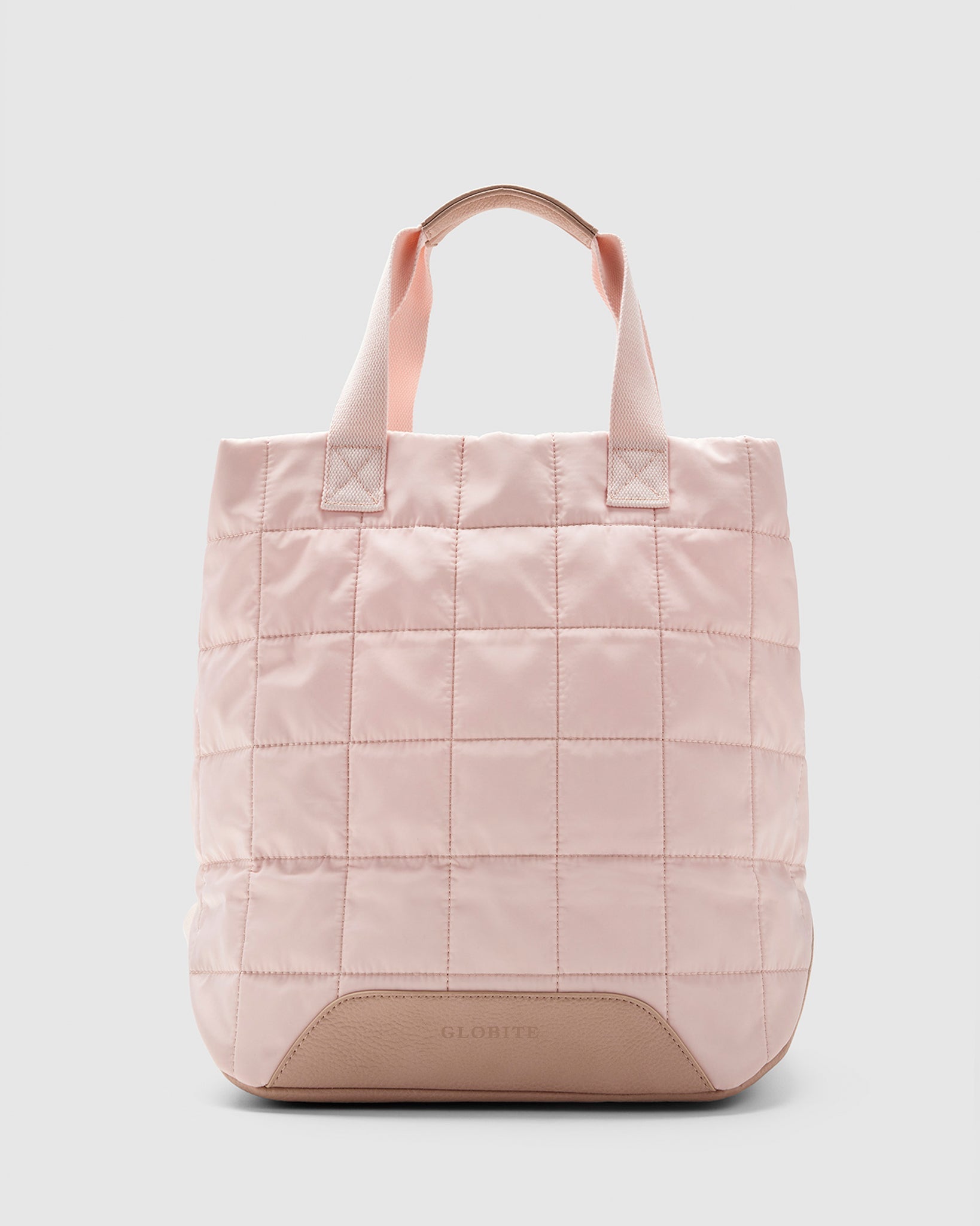 Quilted Tote Bag - Whisper Pink - Globite