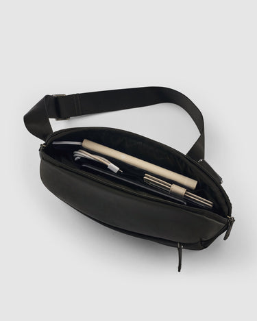Quinn Sling Bag - Jet Black - Globite