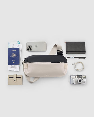 Quinn Sling Bag - Oyster Beige - Globite