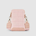 Stella Quilted Crossbody Phone Bag - Whisper Pink - Globite