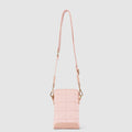 Stella Quilted Crossbody Phone Bag - Whisper Pink - Globite