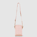 Stella Quilted Crossbody Phone Bag - Whisper Pink - Globite