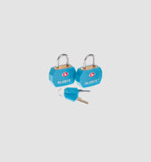 TSA Luggage Locks 2 Pks - Blue - Globite
