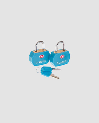 TSA Luggage Locks 2 Pks - Blue - Globite