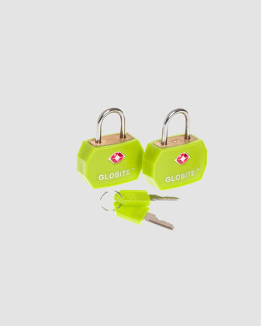 TSA Luggage Locks 2 Pks - Green - Globite